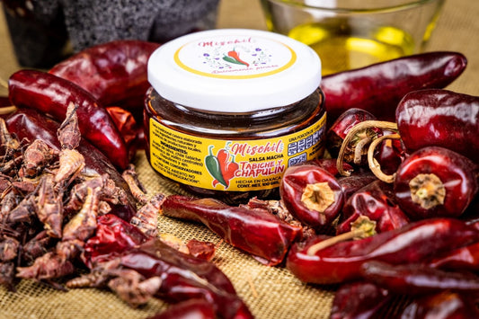 Paquete de 8 Salsas de Chapulín Mischil